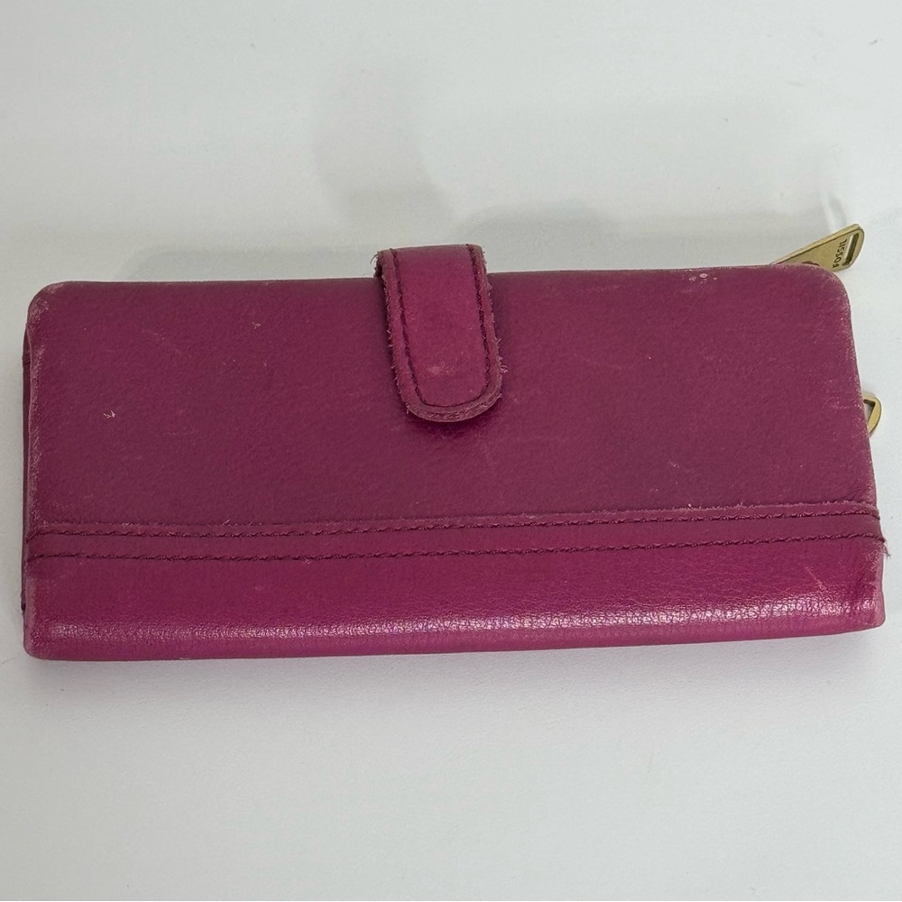 Fossil Pink Cowhide Leather Wallet